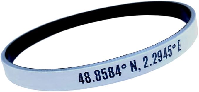 Reminderband Custom Rubber Bracelets - Thin Luxe Wristbands