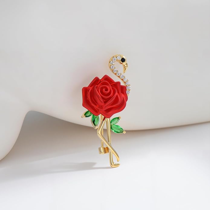 Soumimi Bird Theme Brooch Pin Cute Bird Animal Brooches Accessories Christmas Birthday Gift for Women