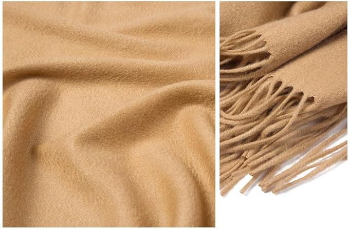 Novawo Wool Shawl Large Thick Pashmina Travel Blanket Scarf Winter Wraps for Women