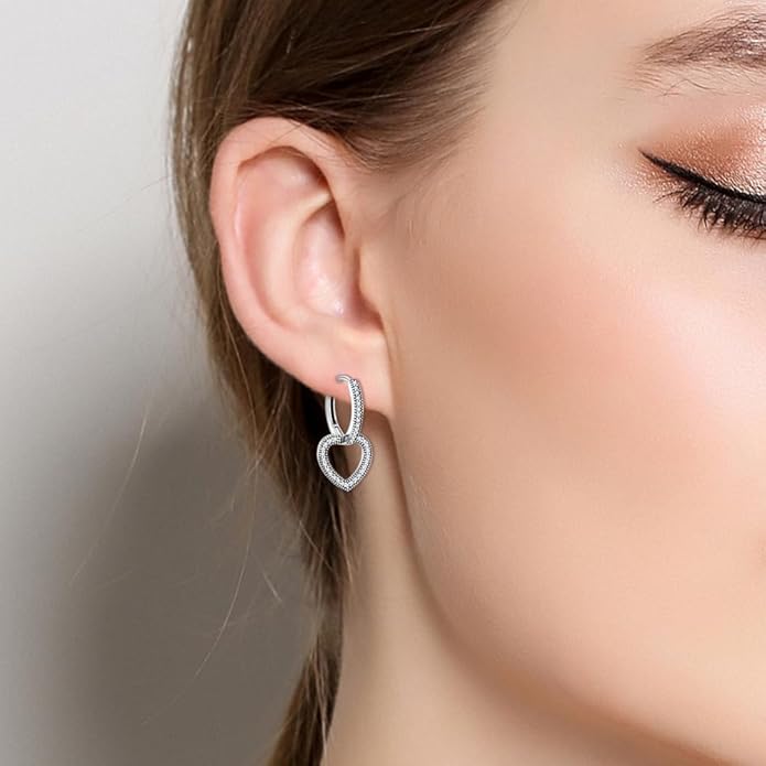 925 Sterling Silver Women Earrings, Sparkling Star and Moon Earrings, Various Hypoallergenic Earrings, Best Gift for Women