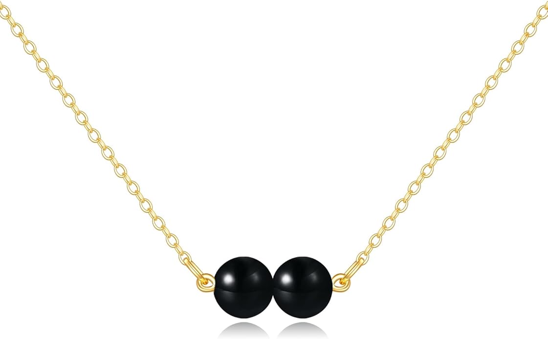 KECHO 14K Real Gold Freshwater Cultured Pearl Pendant Necklace 14K Solid Gold Jewelry Anniversary Birthday Gifts for Women