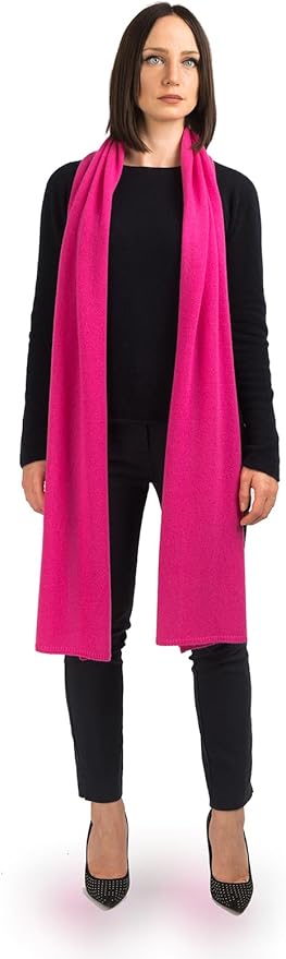 Dalle Piane Cashmere - 100% Cashmere Scarf - Made in Italy - Winter Neck Warmer (14" x 77") - Christmas Gift