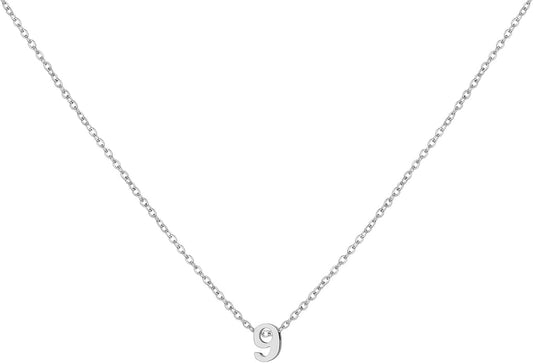 Number Necklace for Women Dainty 18K Gold Plated Pendant Necklace Charm Birth Month Personalized Jewelry Birthday Gift