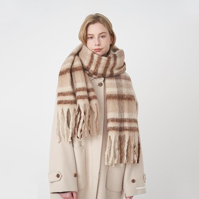 Halemet Vintage Scarfs for Women Warm Shawls and Wraps for Evening Dresses Soft Poncho Coat Thick Cardigan Wrap Cozy 2026