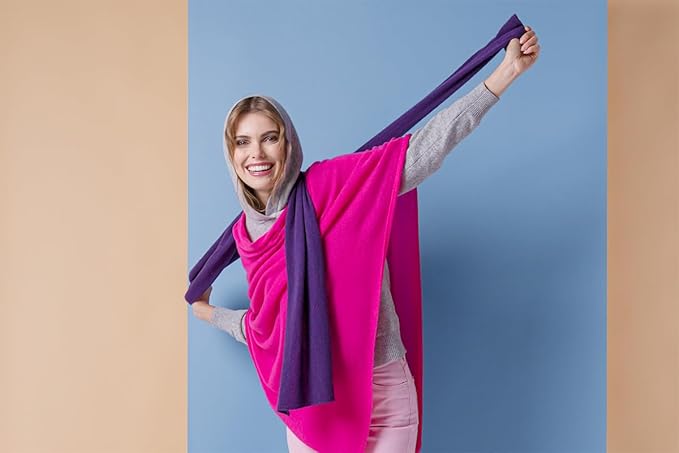 Dalle Piane Cashmere - 100% Cashmere Classic Scarf - Made in Italy - Neck Warmer (12" x 63") - Luxury Gift