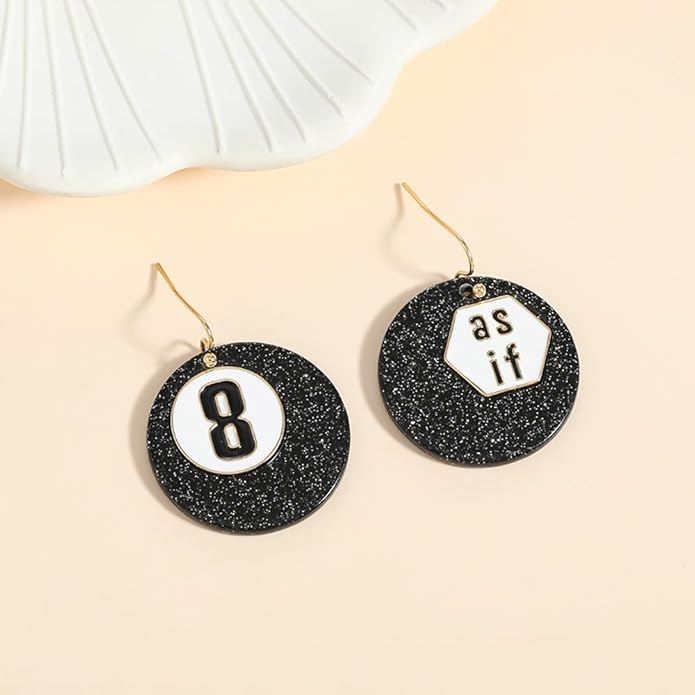 Madison Tyler 80s 90s Sport Earrings for Women | Funny Dangle Earrings for Women | 90s Vintage Dangling Earrings for Women | Jewelry Gift for Women