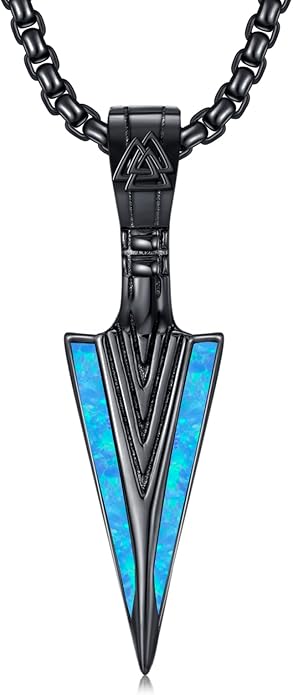 KoyeKei Viking Necklace for Men 925 Sterling Silver Viking Norse Pagan Jewelry Gifts for Women