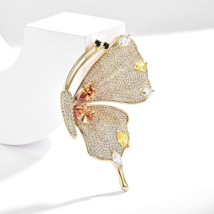 Animal Brooch for Women Girls Rhinestone Animal Brooch Lapel Pin Jewelry Gift for Mom Wife
