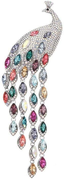 Animal Brooch for Women Girls 18k Gold Plated Animal Brooch Pin Rhinestone Animal Brooch Lapel Pin Jewelry Thanksgiving Day Birthday Wedding Gifts for Mom Wife