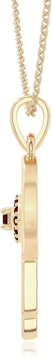 Natural Gemstone Evil Eye-Hamsa Hand Pendant Necklaces for Women in Silver/18K Yellow/Rose Gold Vermeil,Birthstone Jewelry Gifts for Her Birthday,Anniversary,Christmas,Graduation