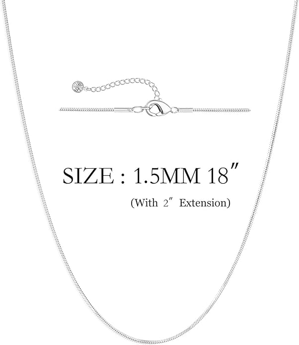 DEARMAY 14K Gold Plated Necklaces for Women, Dainty Gold Herringbone Choker Necklace Thin Layered Snake Chain Jewelry for Gifts