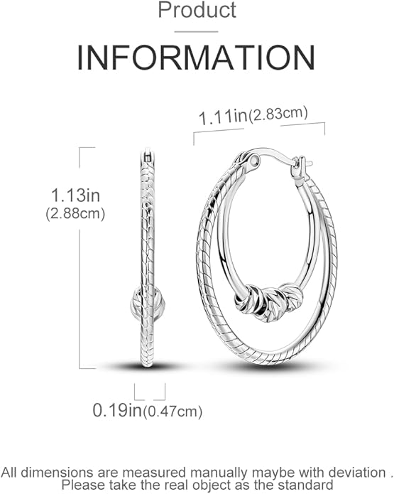 NARMO 925 Sterling Silver Hoop Earrings for Women Hypoallergenic Lightweight Simple Huggie Hoop Earrings Twisted Hoop Earrings Colorful Cubic Zirconia Hoop Earrings Rainbow Hoop Earrings