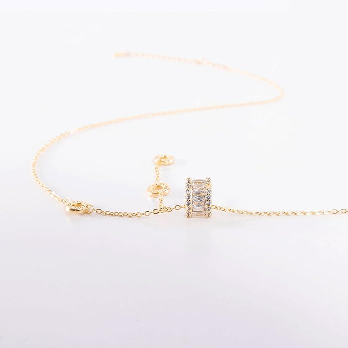 ROSEDANCE Heart Necklace for Women, 14K Gold Plated Dainty Heart Necklace, Tiny Love Symbol Pendant Choker, Minimalist Dainty Jewelry Gift, Valentines Day Anniversary Birthday