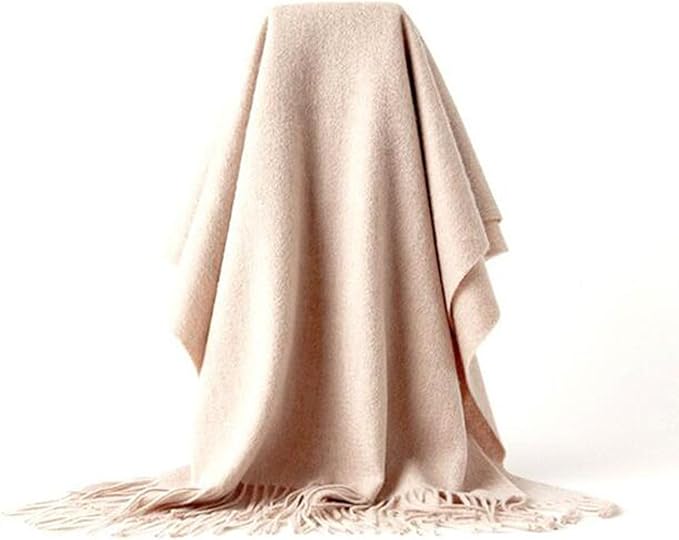 Novawo Wool Shawl Large Thick Pashmina Travel Blanket Scarf Winter Wraps for Women