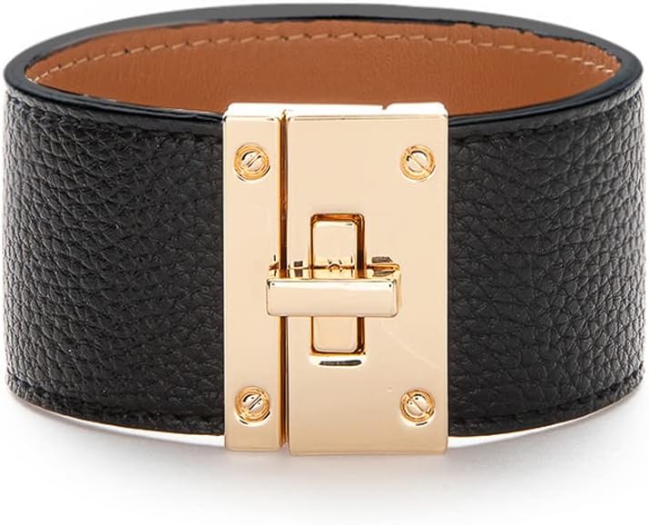 Rantanto Braid Leather Wrap Bracelet Trendy Stackable Crystal Cuff Boho Gold Heart Bracelet Jewelry Gift For Women