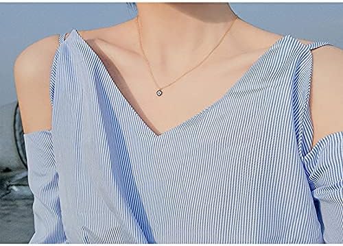 Baydurcan Dainty Evil Eye Necklace and Hamsa Necklace Turkish Blue Eye Hand Pendant Necklace 3pcs Lucky Jewelry Gift for Women