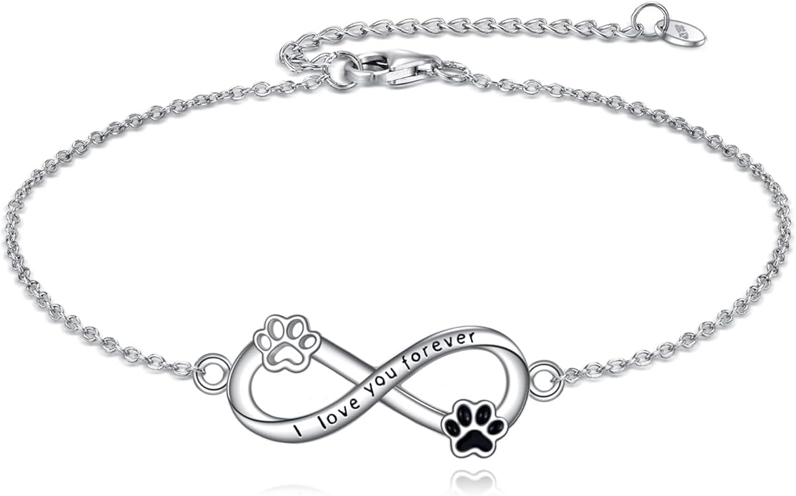 Animal Bracelet for Women 925 Sterling Silver Cat/Dolphin/Turtle/Horse Bracelet Jewelry Gifts