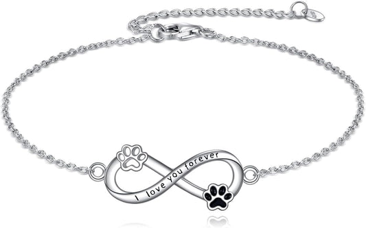 Animal Bracelet for Women 925 Sterling Silver Cat/Dolphin/Turtle/Horse Bracelet Jewelry Gifts