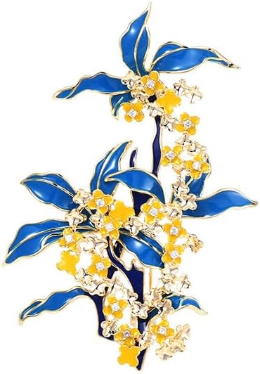 Flower Floral Brooch Pin Pearl Rhinestone Crystal Brooches Pins Scarf Brooch Clip Christmas Lapel Pin Dress Accessories for Women