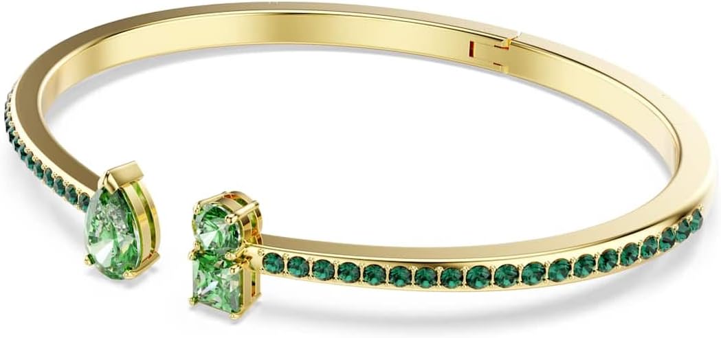 Swarovski Matrix Hoop Earrings, Bracelet, Tack Pin, Multicolored Crystals, Gold-Tone Finish