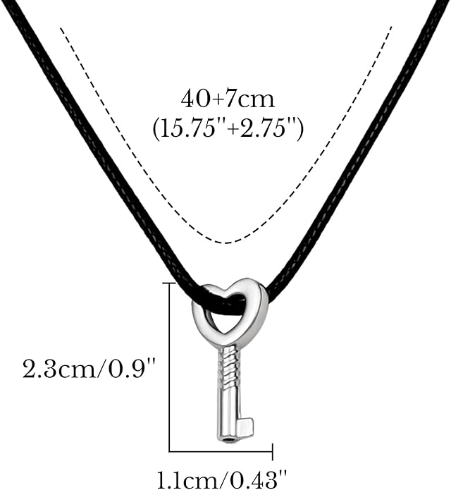 MILAKOO PU Leather Punk Choker Necklaces Circle/Heart Charm Adjustable Collar Necklace for Women