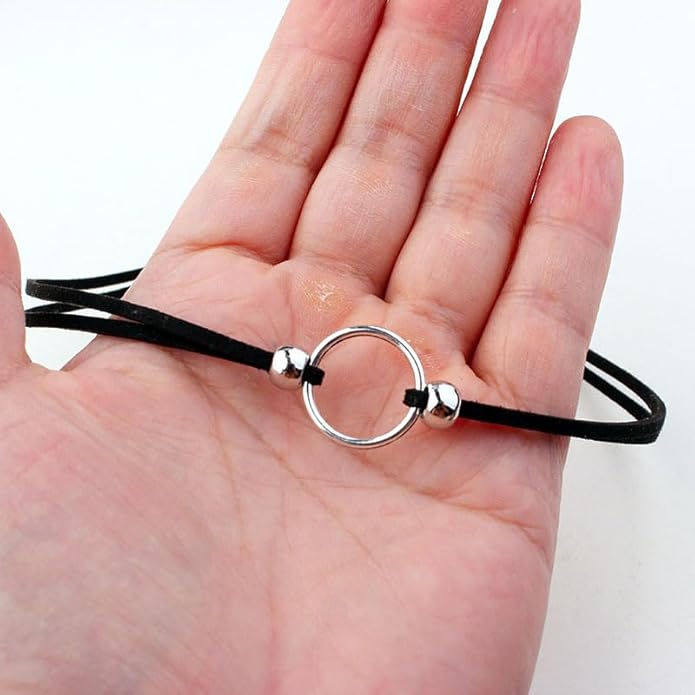 Black Choker Necklaces for Women 90s Red Black Velvet Choker Necklace Thick Thin Chocker Tube Heart Circle Choker Necklace Lace Tatto Collar Necklace Goth Choker Jewelry