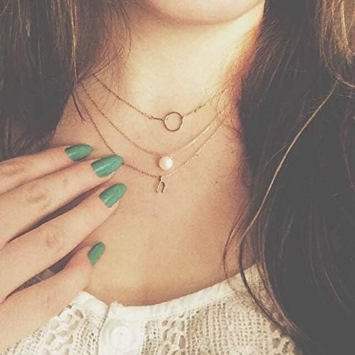Hundred River Friendship Anchor Compass Necklace Good Luck Elephant Pendant Chain Necklace with Message Card