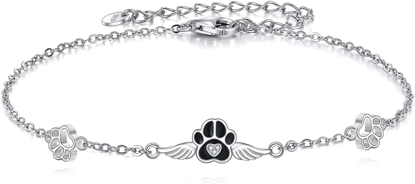 Animal Bracelet for Women 925 Sterling Silver Cat/Dolphin/Turtle/Horse Bracelet Jewelry Gifts