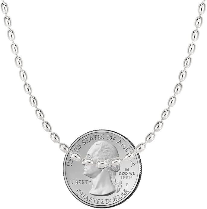 Savlano 925 Sterling Silver Oval Rice Bead Strand Chain Necklace For Women - Made in Italy Comes With a Gift Box