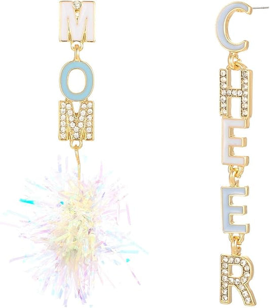 Madison Tyler 80s 90s Sport Earrings for Women | Funny Dangle Earrings for Women | 90s Vintage Dangling Earrings for Women | Jewelry Gift for Women