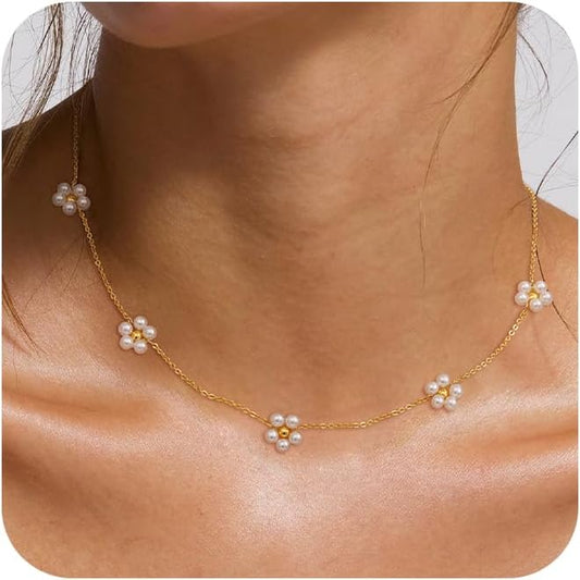 CHESKY Gold Necklace for Women-14K Gold Plated/Sterling Silver Plated Snake Chain Necklace Dainty Simple Chunky Herringbone Necklace Choker Necklaces Jewelry for Women