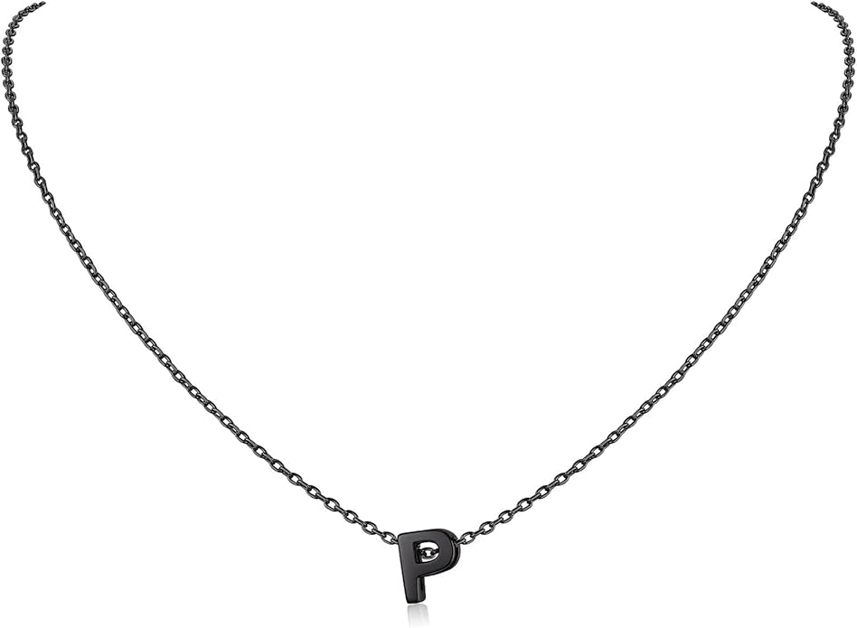 ChicSilver 925 Sterling Silver Initial Necklace for Women Dainty Letter Jewelry Personalized Gift