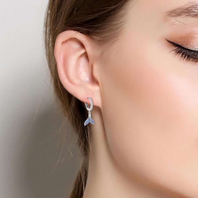 925 Sterling Silver Women Earrings, Sparkling Star and Moon Earrings, Various Hypoallergenic Earrings, Best Gift for Women
