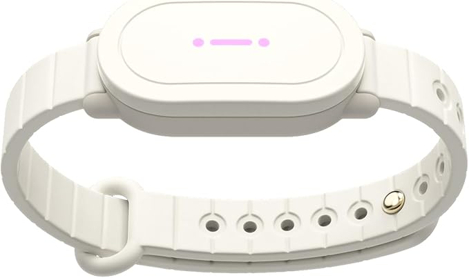 BOND TOUCH 4 POP Long-Distance Relationship Smart Bracelet for Couples to Feel Connected (1 Unit) Long Battery Life, Bluetooth Connection, Haptic Vibration, Compatible with iOS and Android (Off-White)