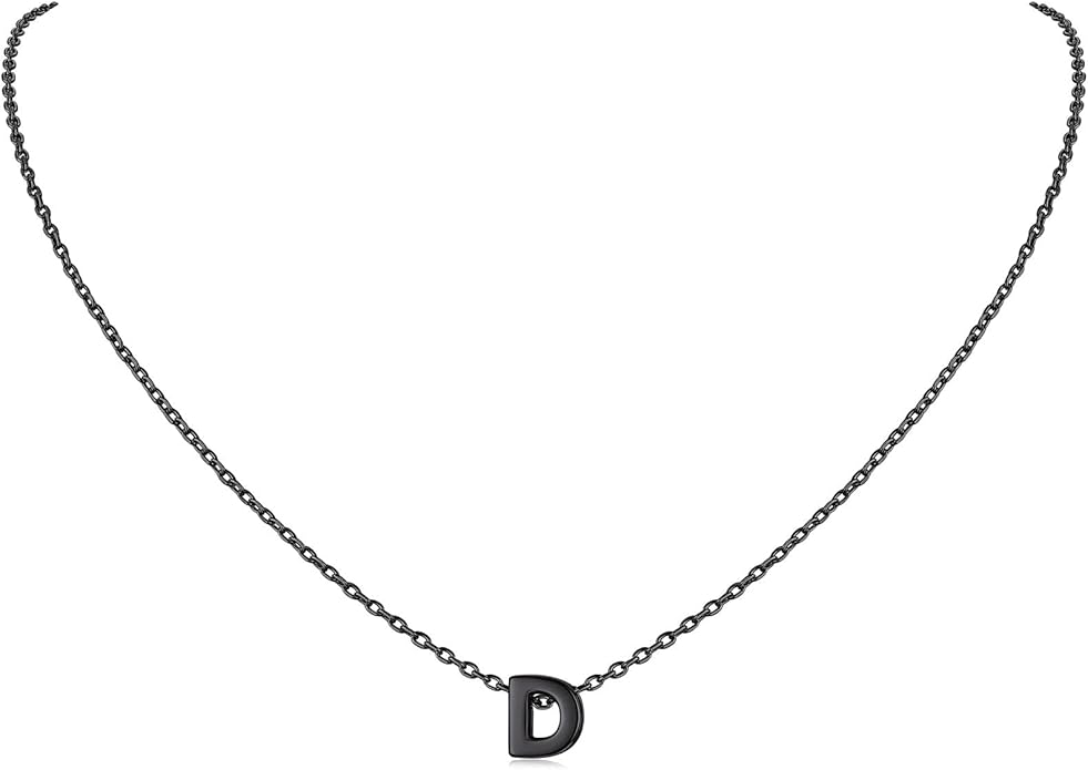 ChicSilver 925 Sterling Silver Initial Necklace for Women Dainty Letter Jewelry Personalized Gift