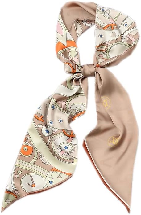 kcctoo 59" Mulberry Silk Like Head Scarf Women's Fashion Square Neck Satin Scarfs for Bag Hair Scarves Gift 59 * 5.9”