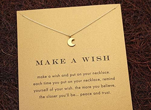Hundred River Friendship Anchor Compass Necklace Good Luck Elephant Pendant Chain Necklace with Message Card