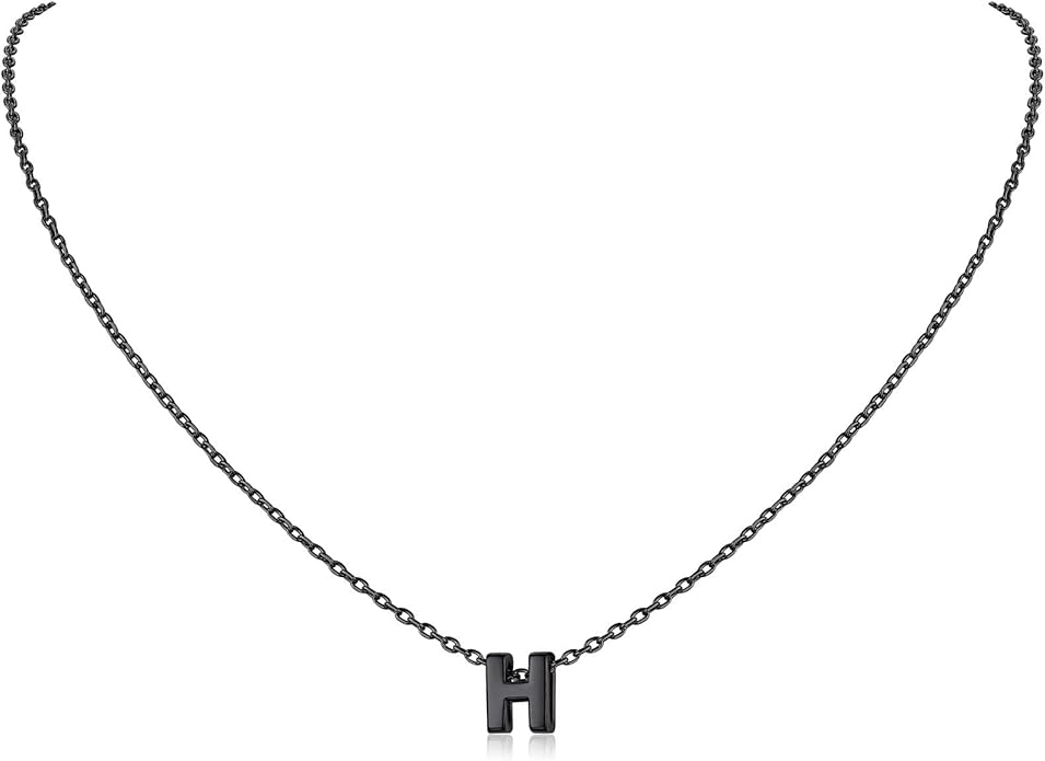 ChicSilver 925 Sterling Silver Initial Necklace for Women Dainty Letter Jewelry Personalized Gift