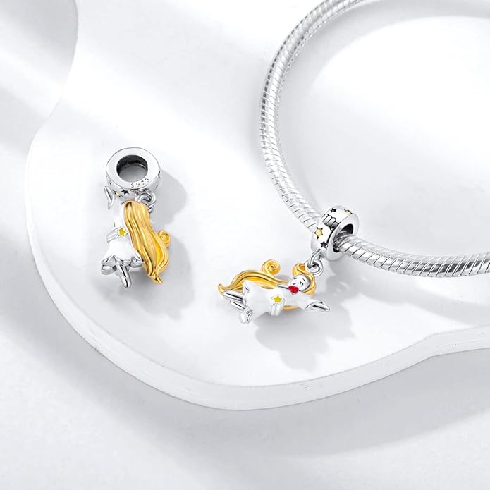 Parmuz Zodiac Sign Charms for Bracelet Necklace 925 Sterling Silver Charms 12 Constellation/Horoscope Star Dangle Birthstone Beads, Birthday Jewelry Gifts for Women Men