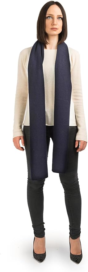 Dalle Piane Cashmere - 100% Cashmere Scarf - Made in Italy - Winter Neck Warmer (14" x 77") - Christmas Gift