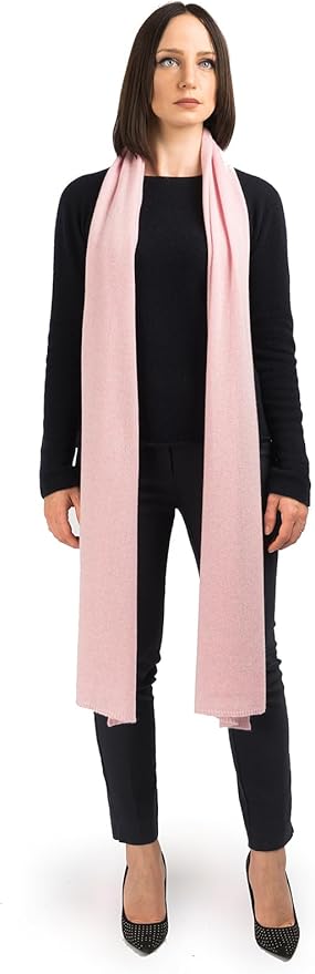 Dalle Piane Cashmere - 100% Cashmere Scarf - Made in Italy - Winter Neck Warmer (14" x 77") - Christmas Gift