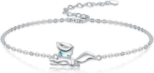 Animal Bracelet for Women 925 Sterling Silver Cat/Dolphin/Turtle/Horse Bracelet Jewelry Gifts