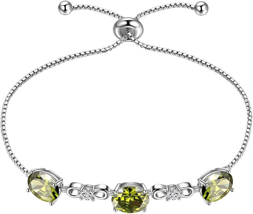Aurora Tears 925 Sterling Silver 12 Birthstones Necklace/Earring/Ring/Bracelet Women Birthstone Pendant Crystal Fashion Birthday Jewelry Christmas Gift for Girls Women