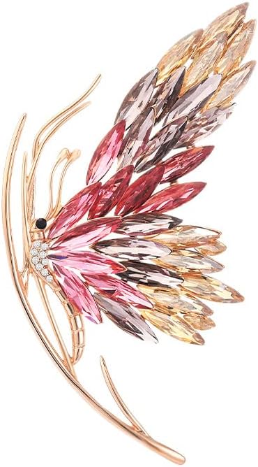 Animal Brooch for Women Girls 18k Gold Plated Animal Brooch Pin Rhinestone Animal Brooch Lapel Pin Jewelry Thanksgiving Day Birthday Wedding Gifts for Mom Wife