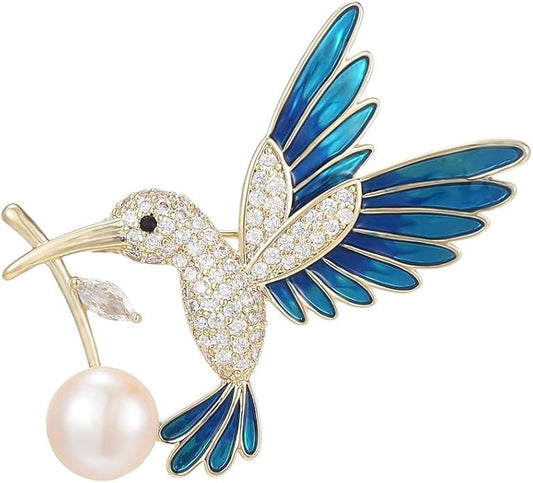 Animal Brooch for Women Girls 18k Gold Plated Animal Brooch Pin Rhinestone Animal Brooch Lapel Pin Jewelry Thanksgiving Day Birthday Wedding Gifts for Mom Wife