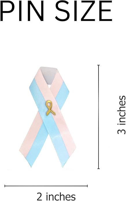 1/2/5/10/25/50/100pcs Satin Awareness Ribbon Pins (Pick your color), for Cancer & Disease Awareness, Bulk Quantities for Fundraising, Events, Gift Giving