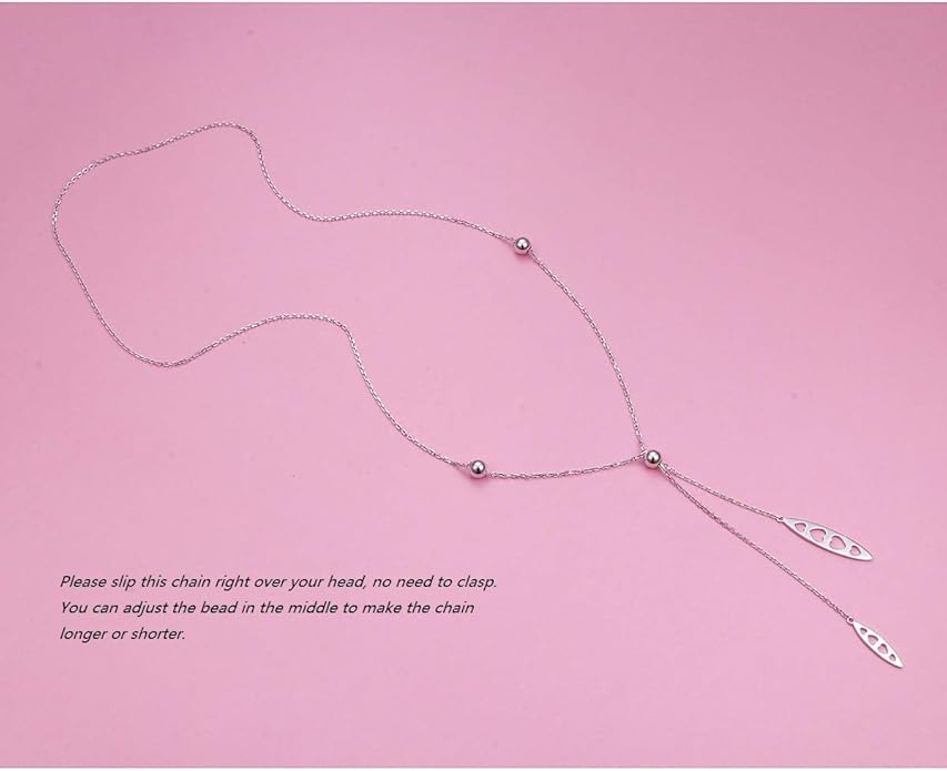 YinShan Layered Choker Necklace 925 Sterling Silver Star Moon Clavicle Jewelry Adjustable Lariat Necklaces for Women Girls Birthday Valentine's Day Gifts