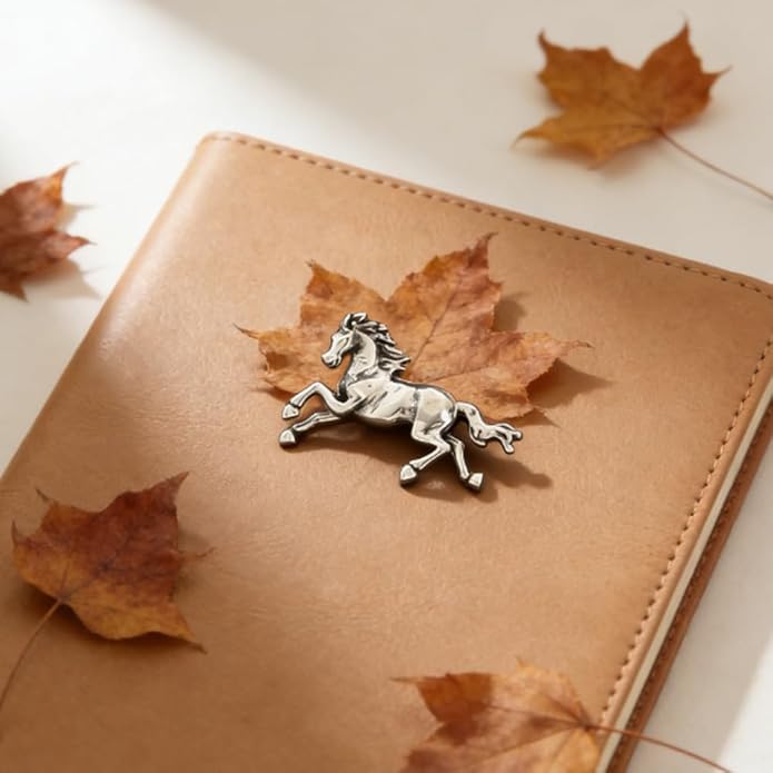 2026 New Year Of Horse Pin Brooch, Good Luck Chinese Zodiacs Horse Pins For Fashion Accessories Animal Lucky Charm Statue Feng Shui Gifts Jewelry For Women Men