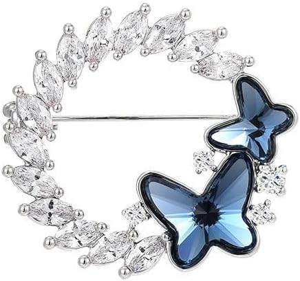 UNVAK Animal Brooches for Women Pearl Rhinestones Animal Brooch Pin Cute Animal Jewelry Gift for Wife Mom Girlfriends