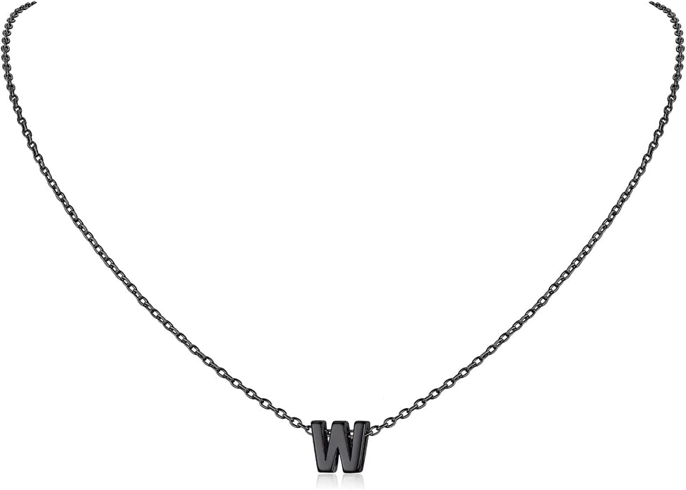 ChicSilver 925 Sterling Silver Initial Necklace for Women Dainty Letter Jewelry Personalized Gift
